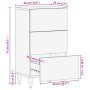 Aparador 40x33x75 cm madera maciza mango de , Aparadores - Ref: Foro24-4017815, Precio: 96,24 €, Descuento: %
