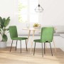 Sillas de comedor 2 unidades terciopelo verde claro de , Sillas de comedor - Ref: Foro24-4101212, Precio: 87,63 €, Descuento: %