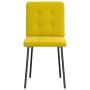 Sillas de comedor 2 unidades terciopelo amarillo de , Sillas de comedor - Ref: Foro24-4101064, Precio: 82,45 €, Descuento: %