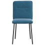Sillas de comedor 2 unidades terciopelo azul de , Sillas de comedor - Ref: Foro24-4101219, Precio: 87,63 €, Descuento: %