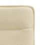 Sillas de comedor 2 unidades tela color crema de , Sillas de comedor - Ref: Foro24-4101227, Precio: 105,58 €, Descuento: %