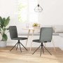 Sillas de comedor 2 unidades tela gris oscuro de , Sillas de comedor - Ref: Foro24-4101233, Precio: 105,57 €, Descuento: %