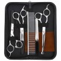 Set de tijeras de peluquería canina 6 piezas acero inoxidable de , Cortapelos para mascotas - Ref: Foro24-4101329, Precio: 21...