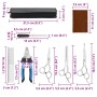 Set de tijeras de peluquería canina 6 piezas acero inoxidable de , Cortapelos para mascotas - Ref: Foro24-4101329, Precio: 21...