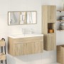 Juego de muebles de baño 4 pzas contrachapada roble Sonoma de , Muebles de baño - Ref: Foro24-3325025, Precio: 361,04 €, Desc...