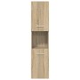 Juego de muebles de baño 4 pzas contrachapada roble Sonoma de , Muebles de baño - Ref: Foro24-3325025, Precio: 361,04 €, Desc...