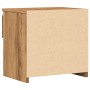 Mesita de noche madera de ingeniería roble artisian 40x30x39 cm de , Mesitas de noche - Ref: Foro24-856408, Precio: 42,33 €, ...