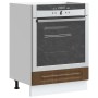 Mueble de horno Kalmar marrón roble madera reconstituida de , Armarios de cocina - Ref: Foro24-853524, Precio: 63,09 €, Descu...