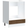 Mueble de horno Kalmar marrón roble madera reconstituida de , Armarios de cocina - Ref: Foro24-853524, Precio: 63,09 €, Descu...