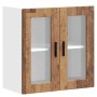 Armario de pared para cocina puerta cristal Porto madera vieja de , Armarios de cocina - Ref: Foro24-854155, Precio: 69,80 €,...