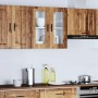 Armario de pared para cocina puerta cristal Porto madera vieja de , Armarios de cocina - Ref: Foro24-854155, Precio: 69,80 €,...