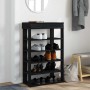 Mueble zapatero de madera de ingeniería negro 60x30x98 cm de , Zapateros y organizadores de calzado - Ref: Foro24-859924, Pre...