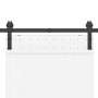 Kit de herrajes para puertas correderas acero negro 200 cm de , Artículos para puertas - Ref: Foro24-4009749, Precio: 53,26 €...