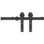 Kit de herrajes para puertas correderas acero negro 200 cm de , Artículos para puertas - Ref: Foro24-4009749, Precio: 53,26 €...