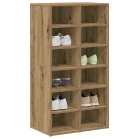 Mueble zapatero madera contrachapada roble artisan de , Zapateros y organizadores de calzado - Ref: Foro24-855837, Precio: 98...