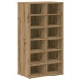 Mueble zapatero madera contrachapada roble artisan de , Zapateros y organizadores de calzado - Ref: Foro24-855837, Precio: 98...