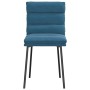 Sillas de comedor 2 unidades terciopelo azul de , Sillas de comedor - Ref: Foro24-4101292, Precio: 101,85 €, Descuento: %