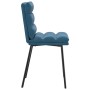 Sillas de comedor 2 unidades terciopelo azul de , Sillas de comedor - Ref: Foro24-4101292, Precio: 101,85 €, Descuento: %