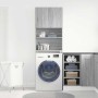 Armario de lavadora madera ingeniería gris sonoma 64x24x190 cm de , Accesorios para lavadoras y secadoras - Ref: Foro24-85913...