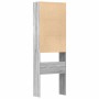 Armario de lavadora madera ingeniería gris sonoma 64x24x190 cm de , Accesorios para lavadoras y secadoras - Ref: Foro24-85913...
