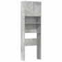 Armario de lavadora madera ingeniería gris hormigón 64x24x190cm de , Accesorios para lavadoras y secadoras - Ref: Foro24-8591...
