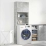 Armario de lavadora madera ingeniería gris hormigón 64x24x190cm de , Accesorios para lavadoras y secadoras - Ref: Foro24-8591...