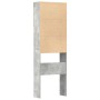 Armario de lavadora madera ingeniería gris hormigón 64x24x190cm de , Accesorios para lavadoras y secadoras - Ref: Foro24-8591...