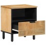 Mesilla de noche marrón 40x33x46 cm madera maciza mango de , Mesitas de noche - Ref: Foro24-4017726, Precio: 63,07 €, Descuen...