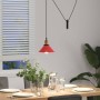 Lámpara colgante regulable en altura E27 rojo brillante Ø 22cm de , Lámparas - Ref: Foro24-4103449, Precio: 29,60 €, Descuent...