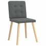 Sillas de comedor giratorias 4 unidades tela gris oscuro de , Sillas de comedor - Ref: Foro24-3315169, Precio: 195,49 €, Desc...