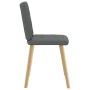 Sillas de comedor giratorias 4 unidades tela gris oscuro de , Sillas de comedor - Ref: Foro24-3315169, Precio: 195,49 €, Desc...