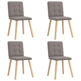 Sillas de comedor 4 unidades tela taupe de , Sillas de comedor - Ref: Foro24-3315174, Precio: 195,49 €, Descuento: %