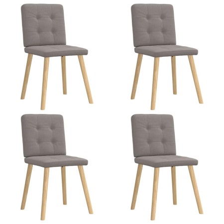 Sillas de comedor 4 unidades tela taupe de , Sillas de comedor - Ref: Foro24-3315174, Precio: 195,49 €, Descuento: %