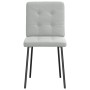 Sillas de comedor giratorias 6 uds terciopelo gris claro de , Sillas de comedor - Ref: Foro24-3315427, Precio: 241,71 €, Desc...