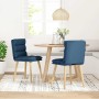 Sillas de comedor 2 unidades tela azul de , Sillas de comedor - Ref: Foro24-4101301, Precio: 112,68 €, Descuento: %