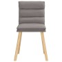 Sillas de comedor 2 unidades tela gris taupé de , Sillas de comedor - Ref: Foro24-4101299, Precio: 112,87 €, Descuento: %