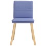 Sillas de comedor 2 uds tela azul jeans de , Sillas de comedor - Ref: Foro24-4101265, Precio: 110,42 €, Descuento: %