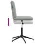 Silla de comedor terciopelo gris claro de , Sillas de comedor - Ref: Foro24-4101267, Precio: 61,61 €, Descuento: %