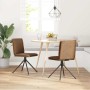 Silla de comedor cuero sintético marrón de , Sillas de comedor - Ref: Foro24-4101278, Precio: 116,05 €, Descuento: %