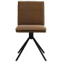 Silla de comedor cuero sintético marrón de , Sillas de comedor - Ref: Foro24-4101278, Precio: 116,05 €, Descuento: %