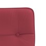 Silla de comedor de cuero sintético rojo tinto de , Sillas de comedor - Ref: Foro24-4101322, Precio: 63,60 €, Descuento: %