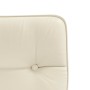 Silla de comedor de cuero sintético color crema de , Sillas de comedor - Ref: Foro24-4101320, Precio: 63,60 €, Descuento: %
