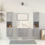 Set muebles de baño 5 piezas madera ingeniería gris hormigón de , Muebles de baño - Ref: Foro24-3324905, Precio: 311,73 €, De...
