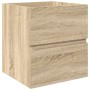 Set de muebles de baño 2 pzas madera contrachapada roble Sonoma de , Muebles de baño - Ref: Foro24-3325038, Precio: 167,03 €,...