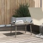 Mesa centro jardín rectangular gris 60x40x37 cm ratán sintético de , Mesas de jardín - Ref: Foro24-4104052, Precio: 31,01 €, ...