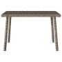 Mesa centro jardín rectangular gris 60x40x37 cm ratán sintético de , Mesas de jardín - Ref: Foro24-4104052, Precio: 31,01 €, ...