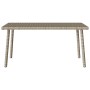 Mesa centro jardín rectangular gris claro 80x40x37cm de , Mesas de jardín - Ref: Foro24-4104059, Precio: 41,32 €, Descuento: %