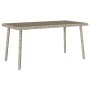 Mesa centro jardín rectangular gris claro 80x40x37cm de , Mesas de jardín - Ref: Foro24-4104059, Precio: 41,32 €, Descuento: %