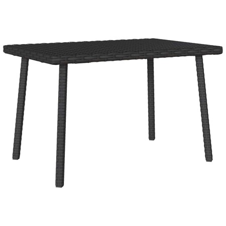 Mesa centro jardín rectangular negra 60x40x37cm ratán sintético de , Mesas de jardín - Ref: Foro24-4104050, Precio: 33,64 €, ...