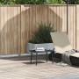 Mesa centro jardín rectangular negra 60x40x37cm ratán sintético de , Mesas de jardín - Ref: Foro24-4104050, Precio: 33,64 €, ...